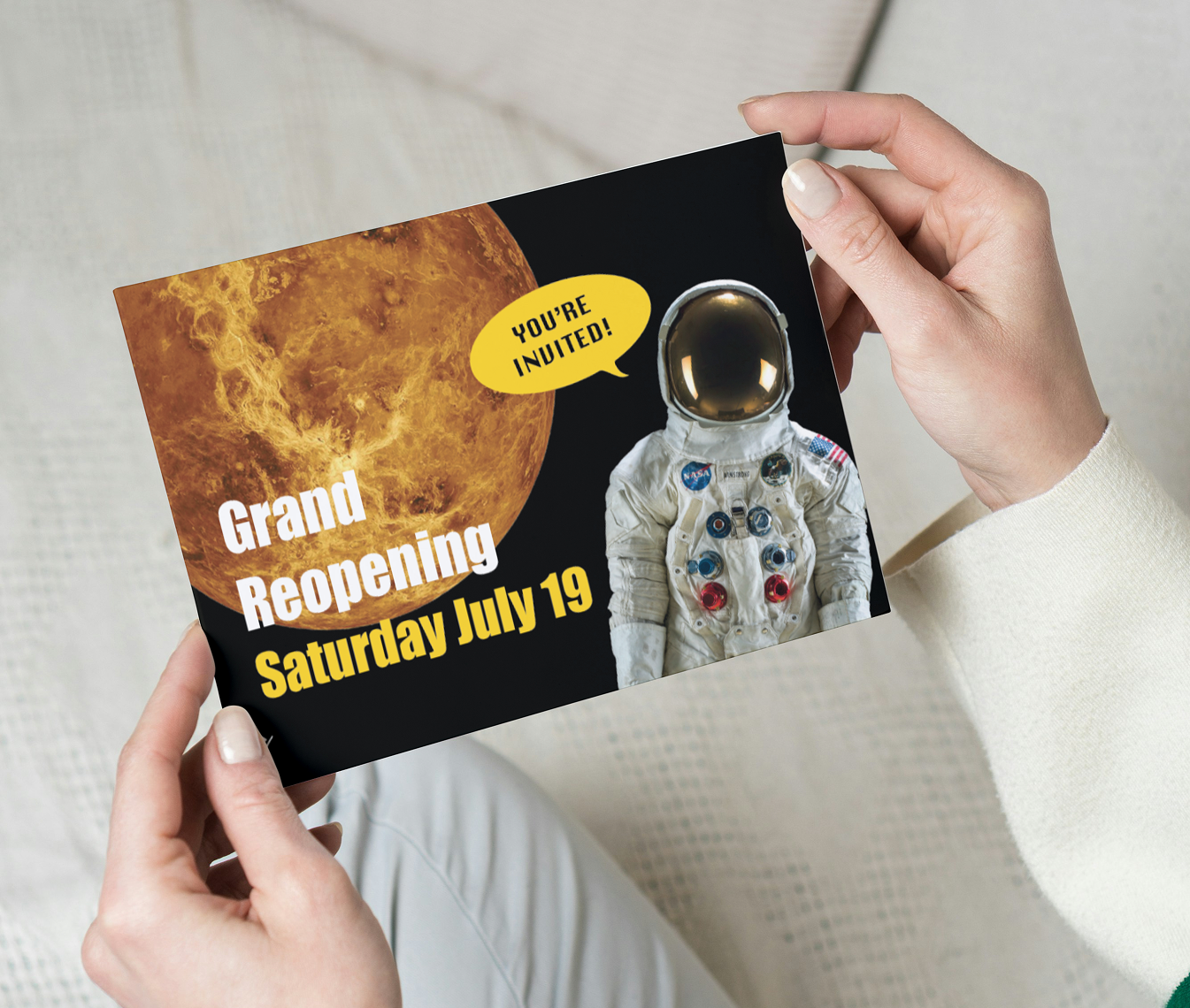 Grand Reopening invitation