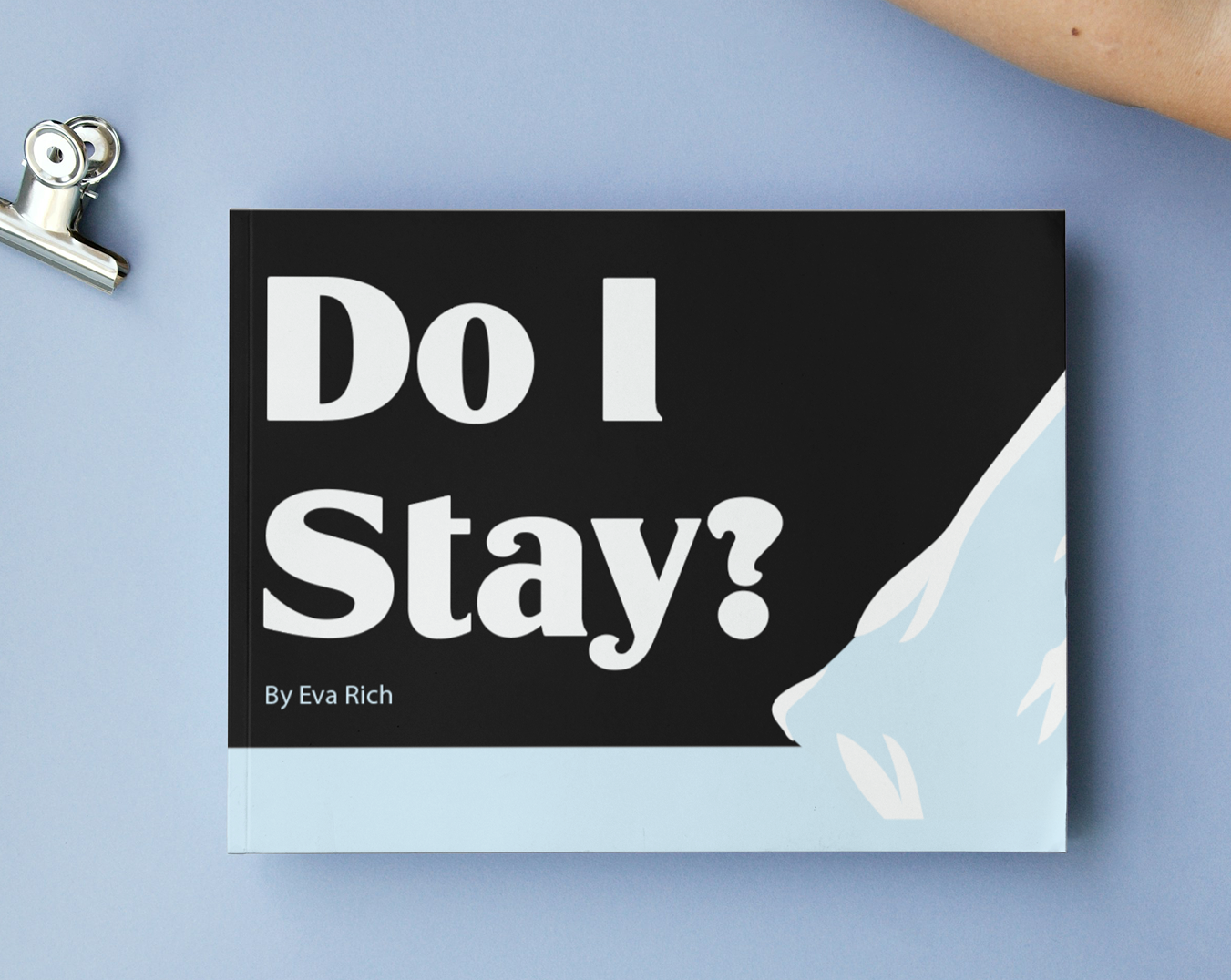 Do I Stay book cover mockup