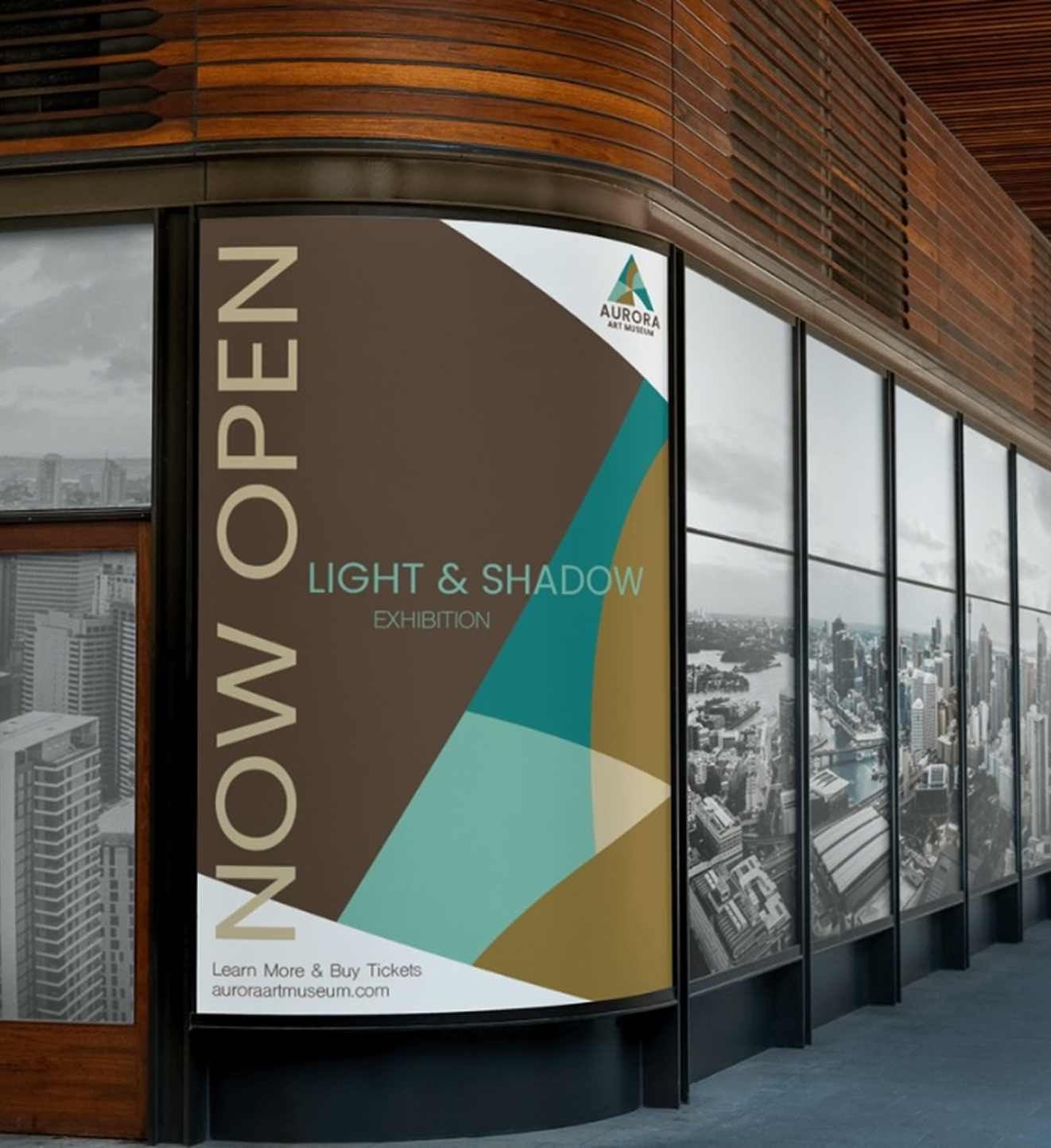 Gallery opening vertical banner